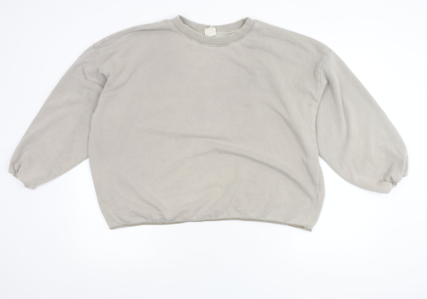 Womens UK Size M H&M Beige Pullover Jumper