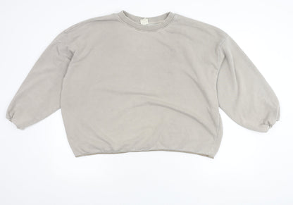Womens UK Size M H&M Beige Pullover Jumper