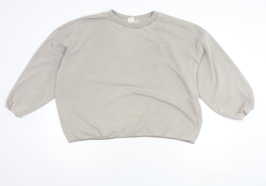 Womens UK Size M H&M Beige Pullover Jumper