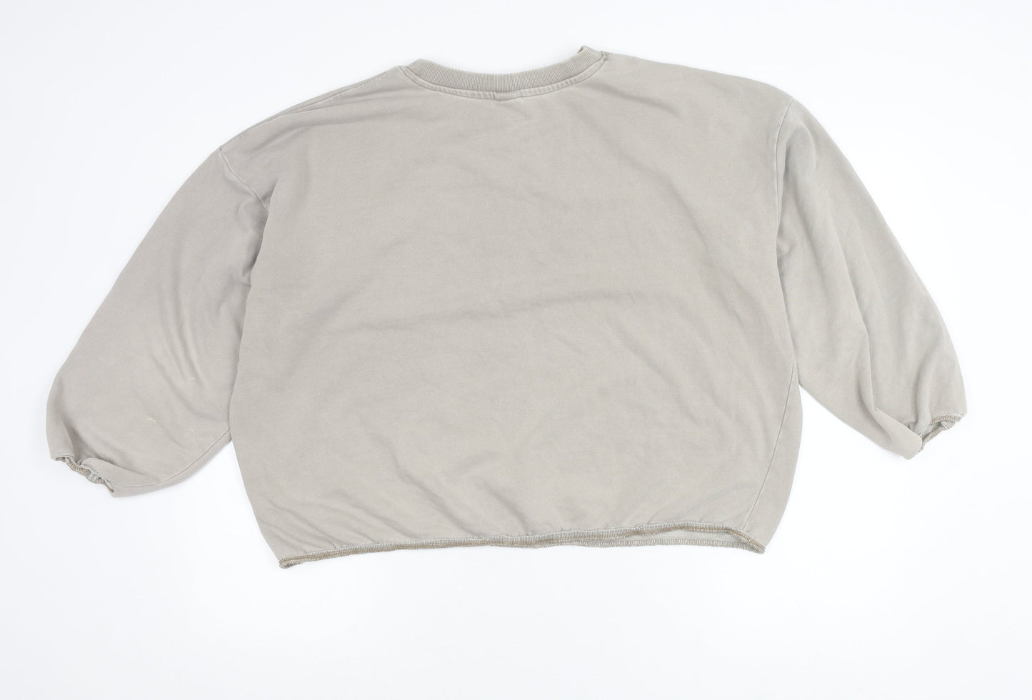 Womens UK Size M H&M Beige Pullover Jumper