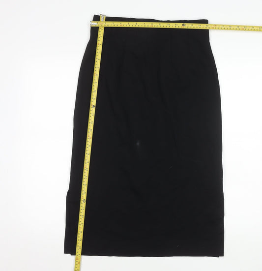 Marks and Spencer Women’s Black Size 12 High Rise Pencil Skirt