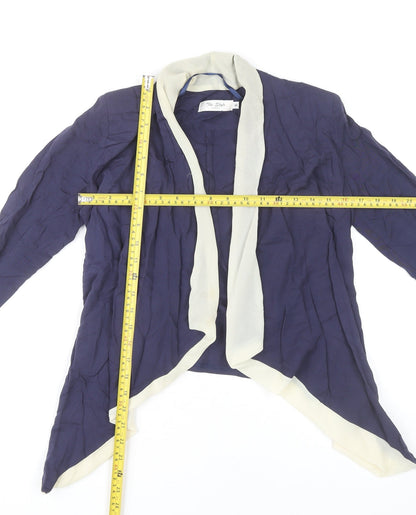 The Style London Women’s Blue Open Jacket S Mid-Length Polyester