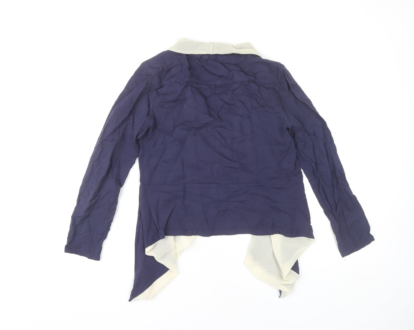 The Style London Women’s Blue Open Jacket S Mid-Length Polyester
