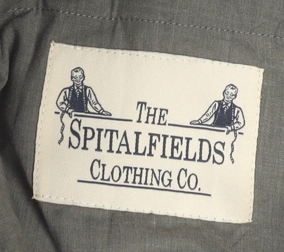 The Spitalfields Clothing Co. Womens Black Check Dress Pants 16 Regular