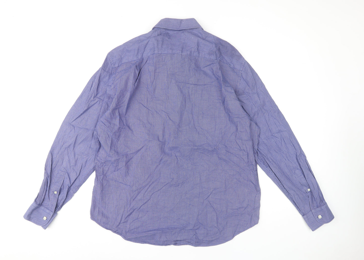 Mens UK Collar Size XL Jaeger Smart Purple  Dress Shirt
