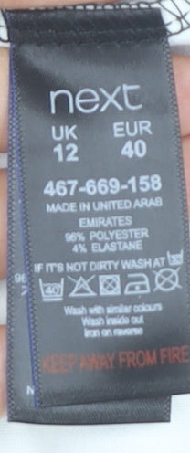 Next Women’s Multicoloured Floral Bodycon Dress Size 12 Off Shoulder