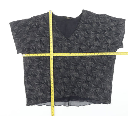 Womens UK Size 20 Marks and Spencer Black Basic Blouse