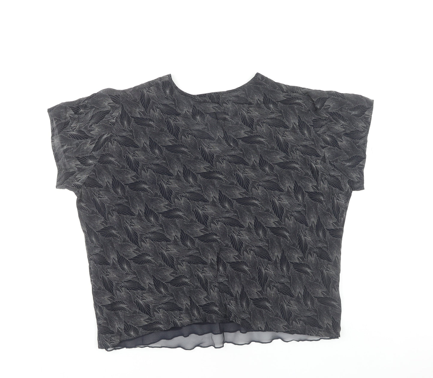Womens UK Size 20 Marks and Spencer Black Basic Blouse