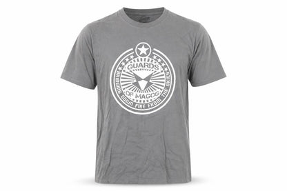 Bathroom Wall T-Shirts Men's Grey Graphic Print Crew Neck Tee M