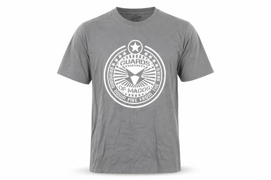 Bathroom Wall T-Shirts Men's Grey Graphic Print Crew Neck Tee M