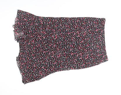 Marks and Spencer Women’s Multicoloured Polka Dot Flare Midi Skirt Size 10