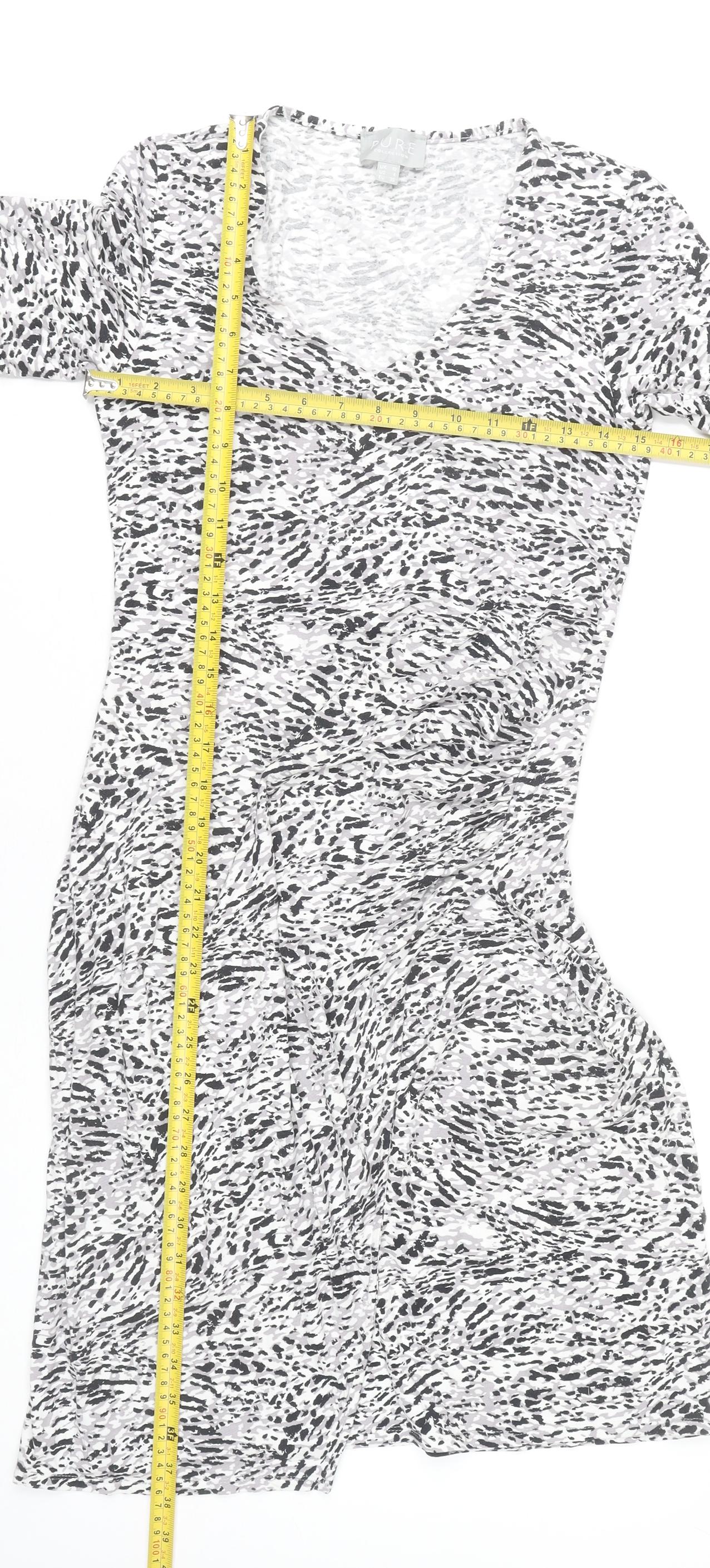 Pure Collection Women’s Multicoloured Size 10 Bodycon Dress