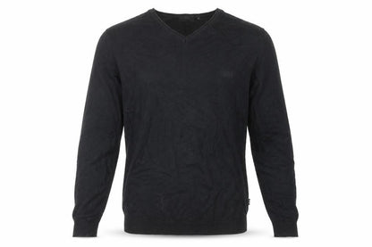 Mens UK Size M HUGO BOSS Black Pullover Jumper