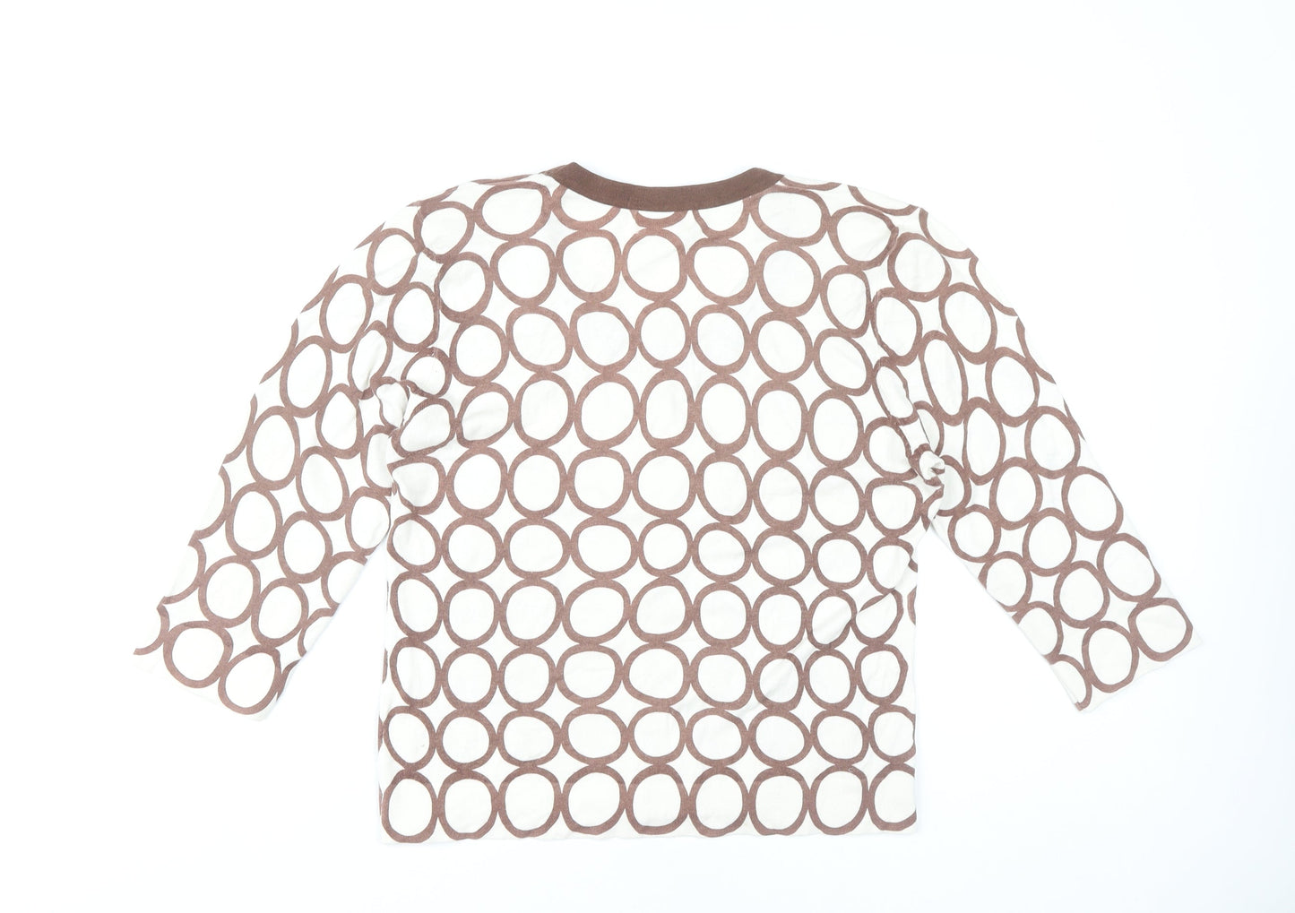 Womens UK Size 16 Kaliko Brown Pullover Jumper