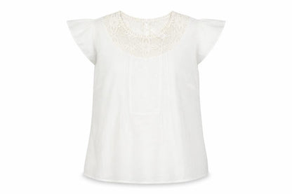 Womens UK Size 14 Marks and Spencer White Basic Blouse