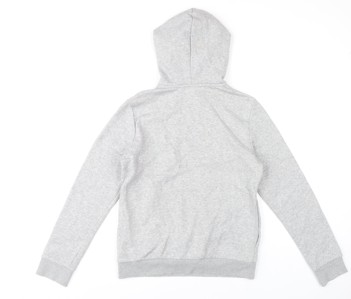 Adidas Women’s Grey Pullover Hoodie Size S Regular Fit Sports Logo