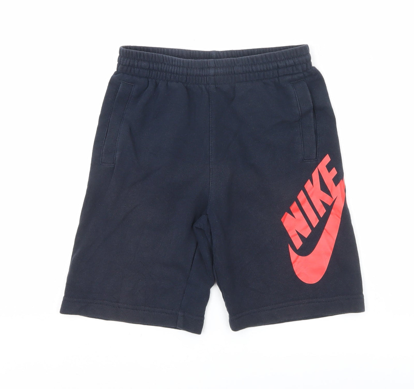 Nike SB Boys Blue Athletic Shorts 8-10Y Elastic Waist French Terry