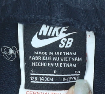 Nike SB Boys Blue Athletic Shorts 8-10Y Elastic Waist French Terry