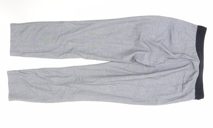 Womens UK Size L Zara Regular Fit CasualWorkwear Grey Trousers