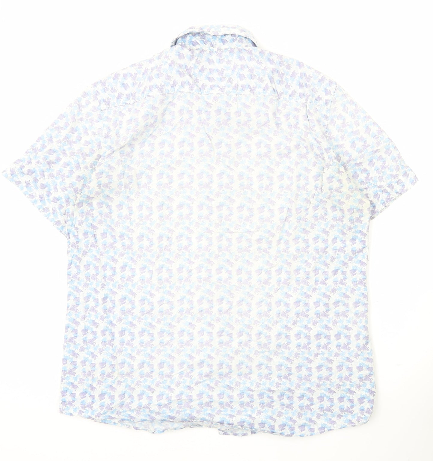 North Coast Men's Multicoloured Tropical Floral Cotton Shirt L