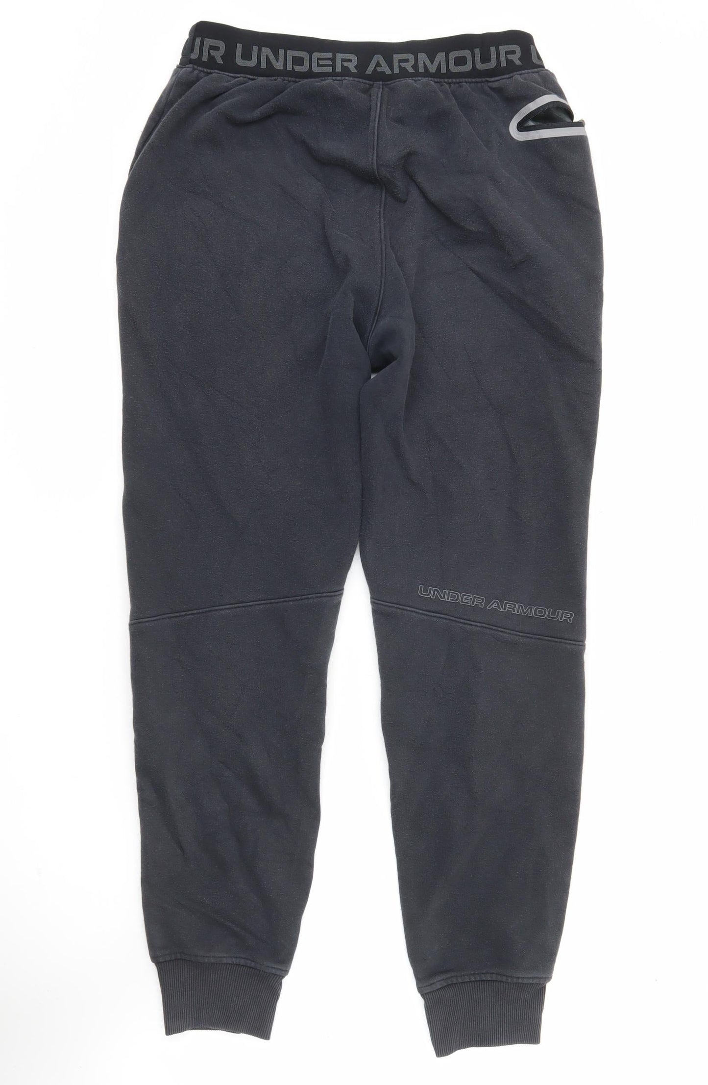 Under Armour Men's Black M ColdGear Jogger Trousers Fleece Tapered