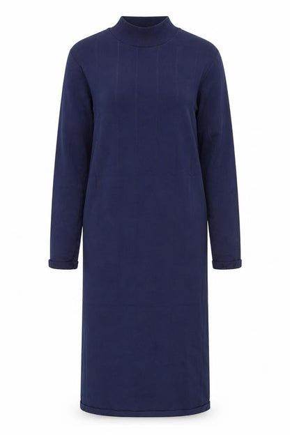 ASOS Women’s Blue Size 6 Bodycon Knit High Neck Long Sleeve Knee Length Dress