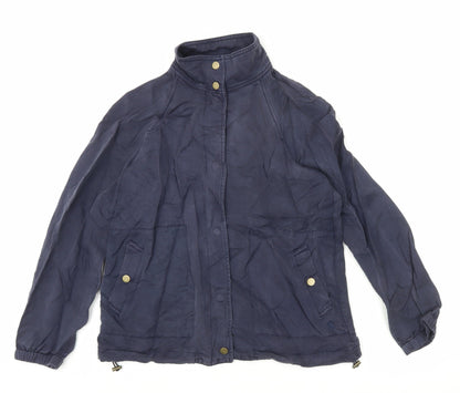 Womens UK Size 10 Joules Blue Basic Jacket