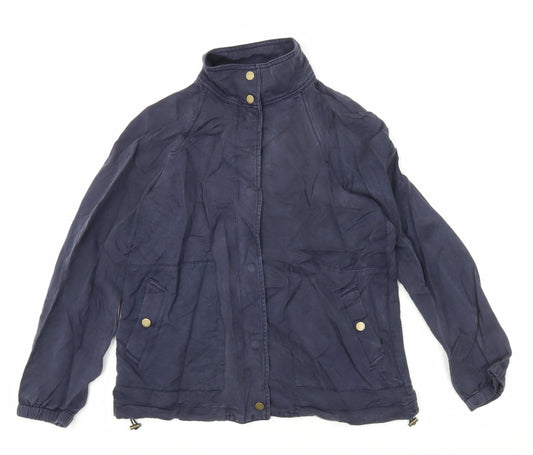 Womens UK Size 10 Joules Blue Basic Jacket