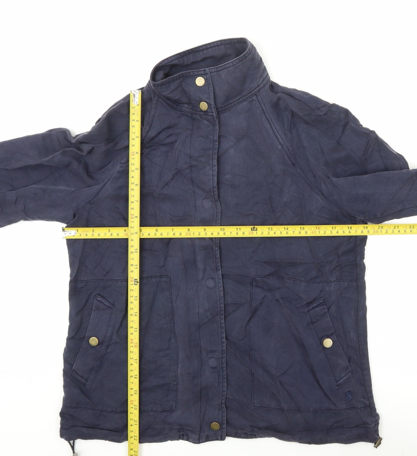 Womens UK Size 10 Joules Blue Basic Jacket
