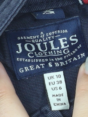 Womens UK Size 10 Joules Blue Basic Jacket