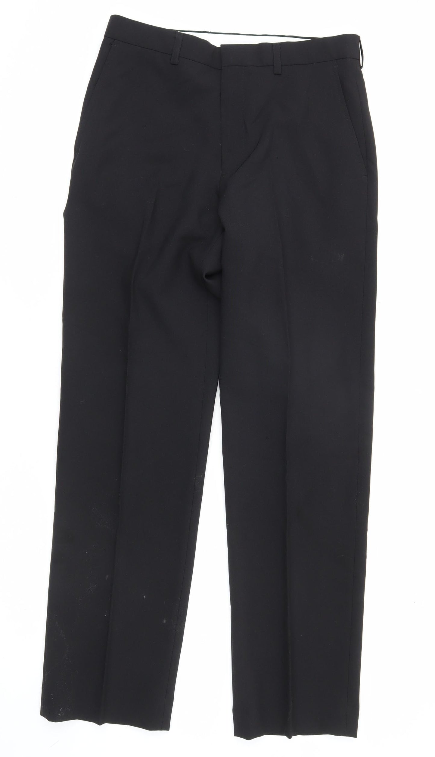 Jack Reid Men’s Black 30x31 Dress Pants Formal Straight Leg
