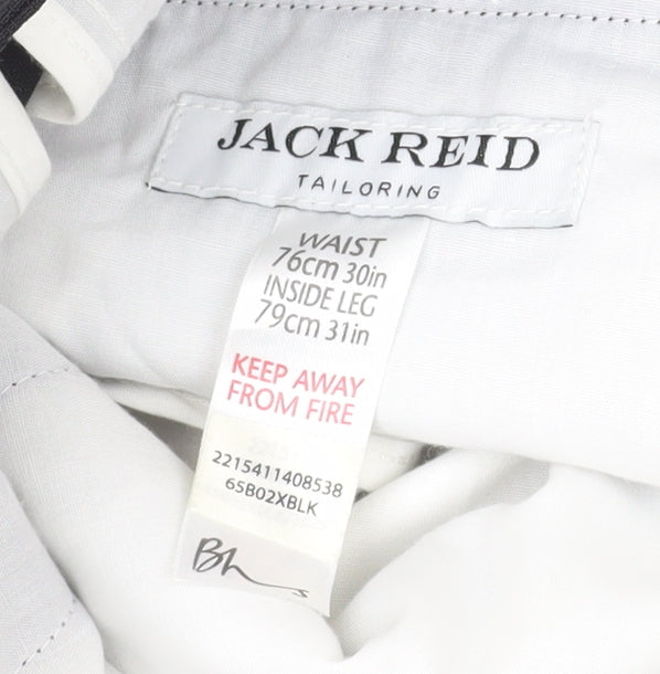 Jack Reid Men’s Black 30x31 Dress Pants Formal Straight Leg