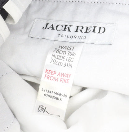 Jack Reid Men’s Black 30x31 Dress Pants Formal Straight Leg