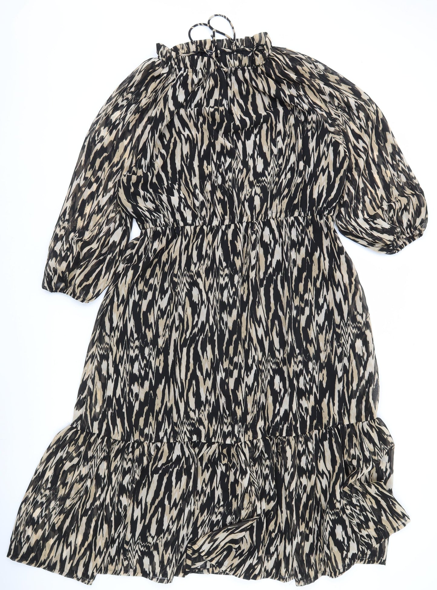 JD Williams Women’s Animal Print Midi A-Line Dress Size 16