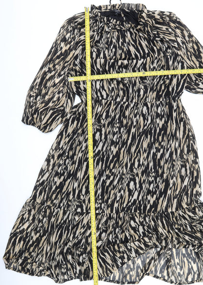 JD Williams Women’s Animal Print Midi A-Line Dress Size 16