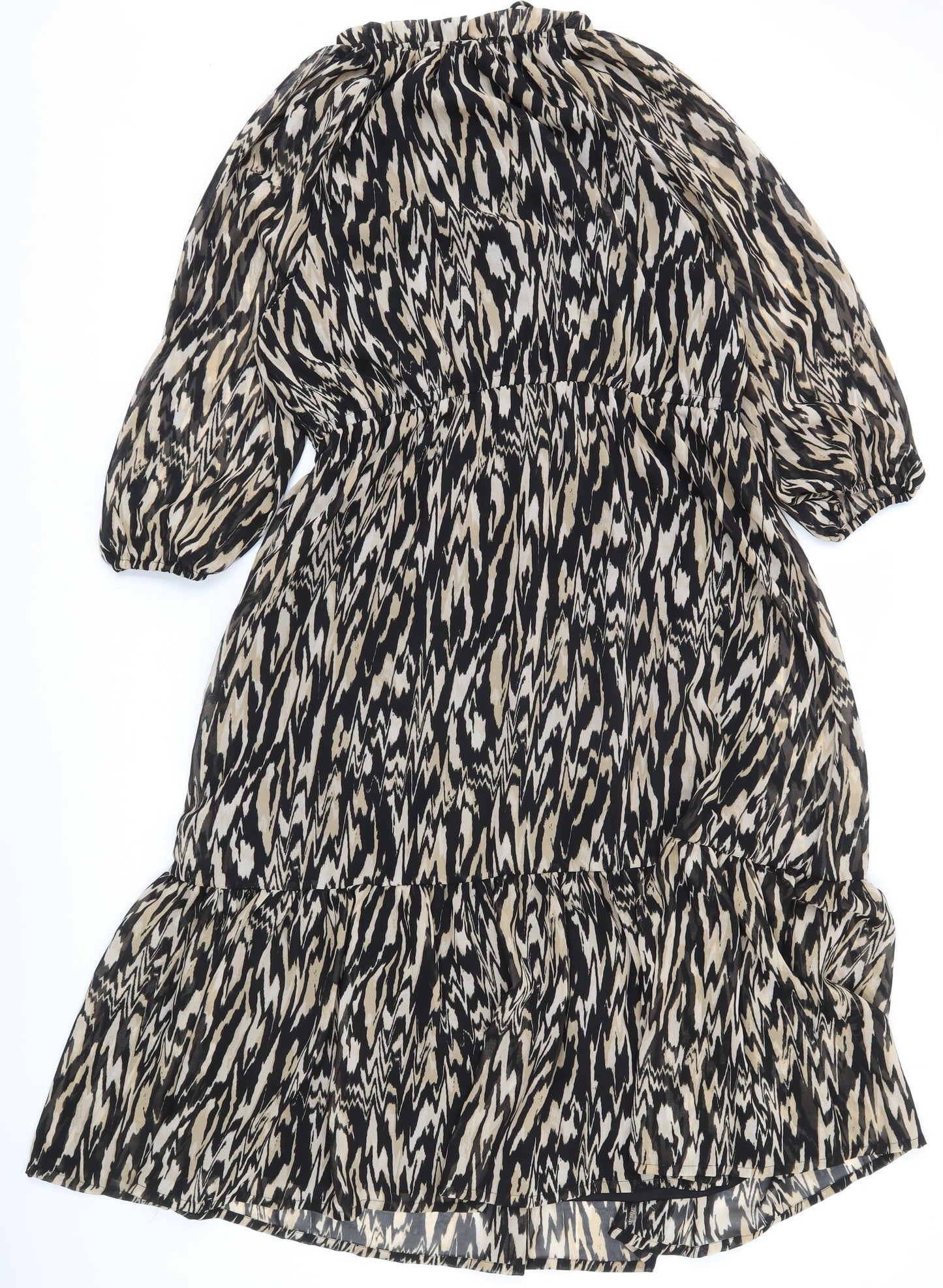JD Williams Women’s Animal Print Midi A-Line Dress Size 16