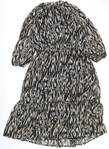 JD Williams Women’s Animal Print Midi A-Line Dress Size 16