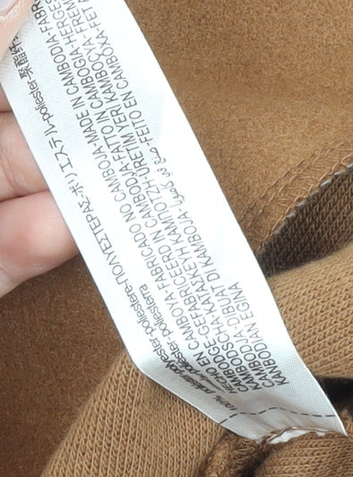 Womens UK Size S Zara Brown Overcoat