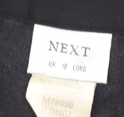 Womens UK Size 18 NEXT   Black Trousers