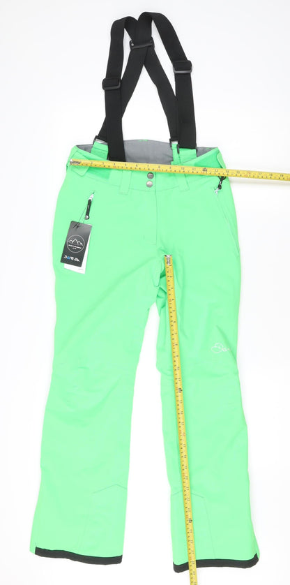 Dare 2b Unisex Green XS Snow Pants Waterproof Insulated Winter Trousers