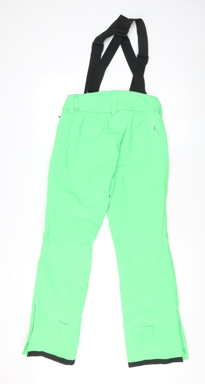 Dare 2b Unisex Green XS Snow Pants Waterproof Insulated Winter Trousers