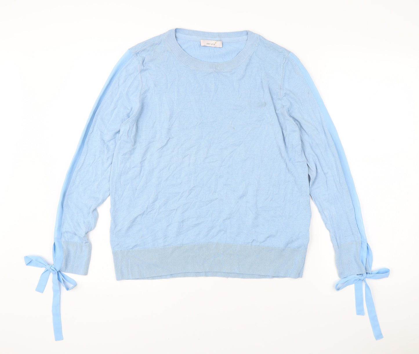 Womens UK Size 16 Marks and Spencer Blue Pullover Jumper