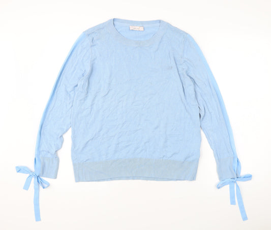 Womens UK Size 16 Marks and Spencer Blue Pullover Jumper