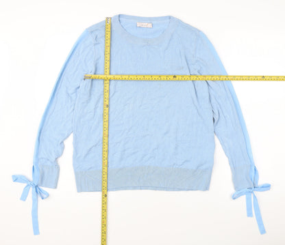 Womens UK Size 16 Marks and Spencer Blue Pullover Jumper