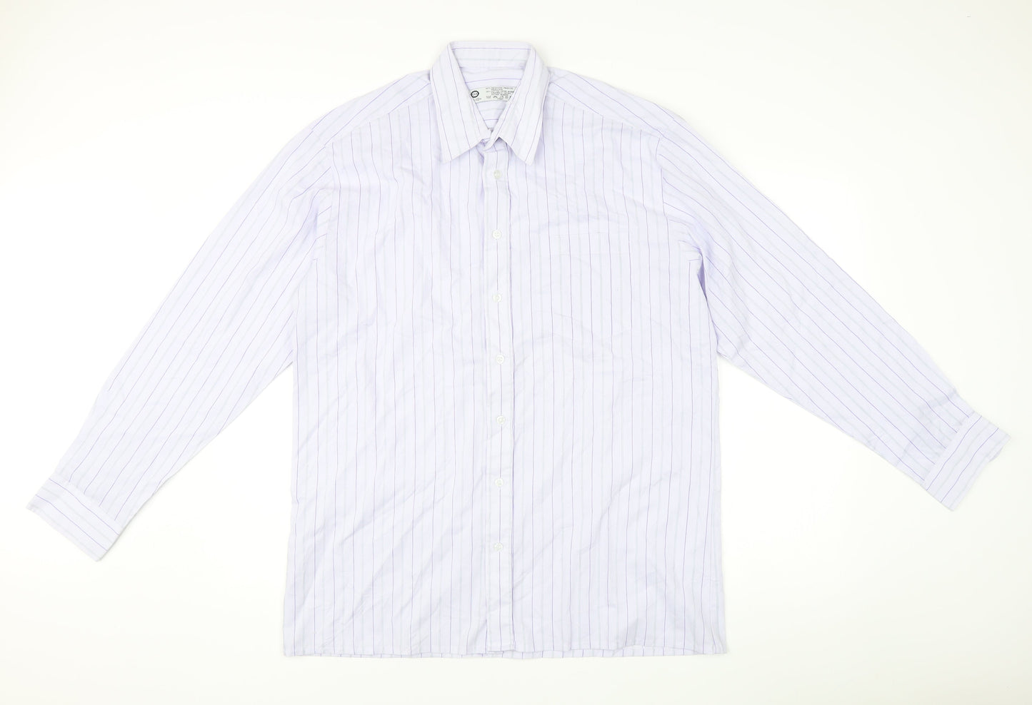 Mens UK Collar Size 16 C&A Smart White  Dress Shirt