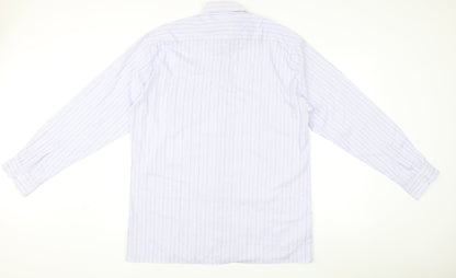 Mens UK Collar Size 16 C&A Smart White  Dress Shirt