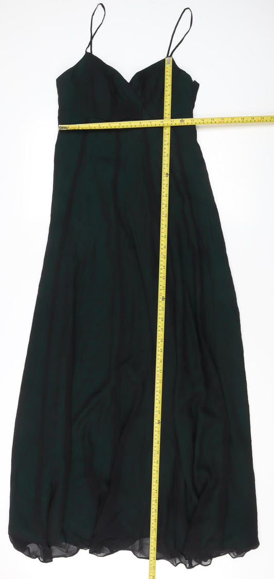 Monsoon Women’s Green Size 10 Maxi Chiffon Sleeveless Formal Dress