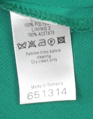 Monsoon Women’s Green Size 10 Maxi Chiffon Sleeveless Formal Dress