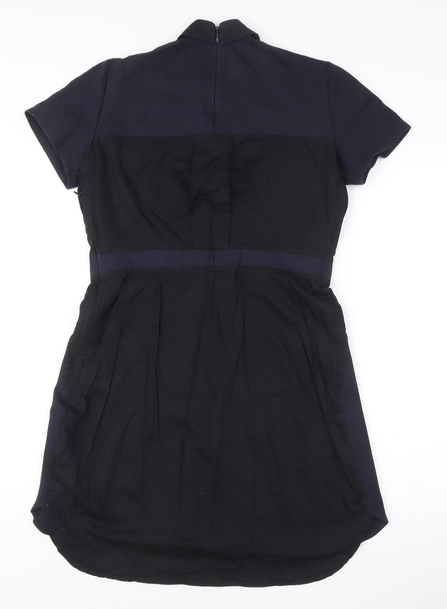 French Connection Women’s Navy Blue Size 14 Collared Shirt Dress