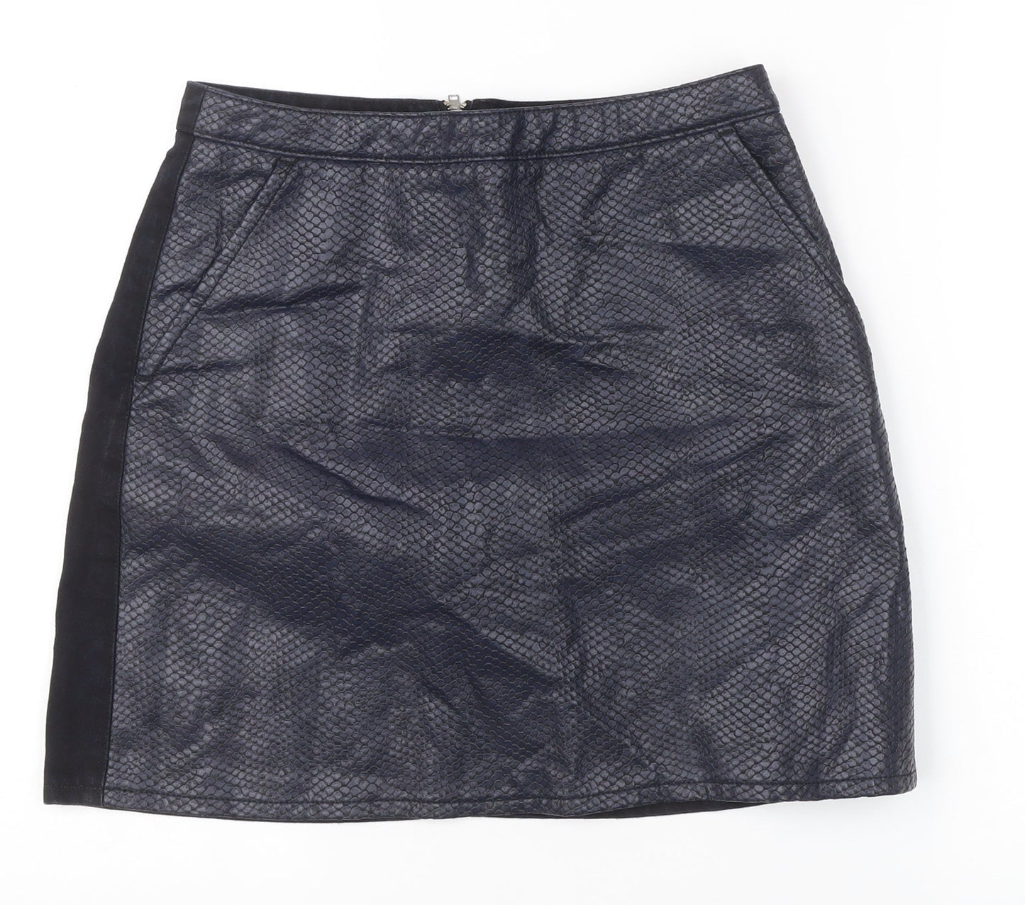 Womens UK Size 10 Topshop Straight & Pencil Denim Skirt